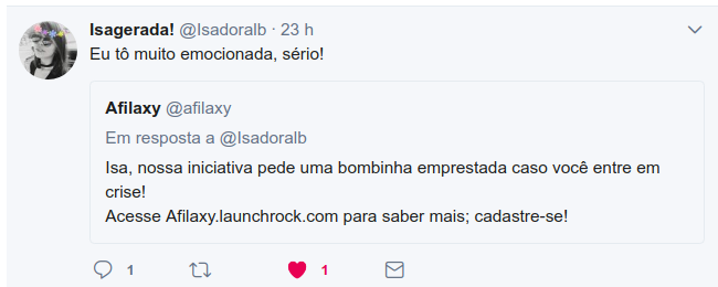 Isagerada no Twitter: "Eu tô muito emocionada, sério!"